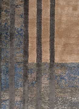 Aakar ESK-369(3D), Medium Gray/Dark Taupe by Jaipur Rugs - view 6