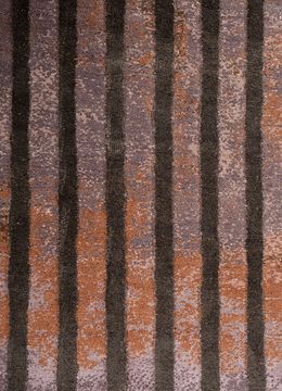 Aakar ESK-369(3D)0008, Mauve/Brandied Melon by Jaipur Rugs - view 6