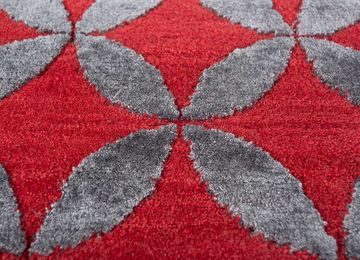 Aakar ESK-454, Ruby Red/Black Olive by Jaipur Rugs - view 3