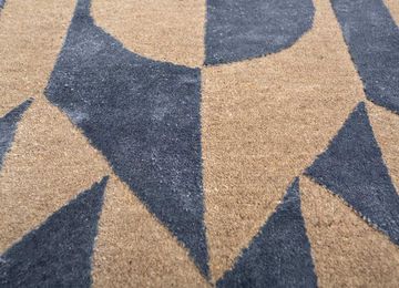 Aakar ESKN-336, Rawhide/Ensign Blue by Jaipur Rugs - view 6