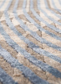 Aakar ESKN-339, Natural Soot/Ensign Blue by Jaipur Rugs - view 6