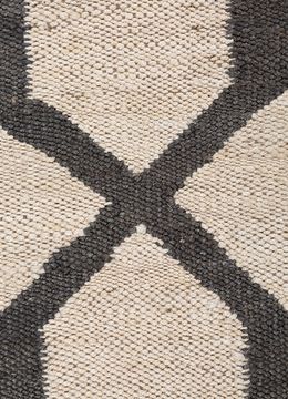 Nomadic Threads PDJT-104, Cloud White/Black Olive by Jaipur Rugs - view 6