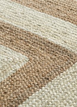 Nomadic Threads PDJT-267, Natural/Cloud White by Jaipur Rugs - view 6