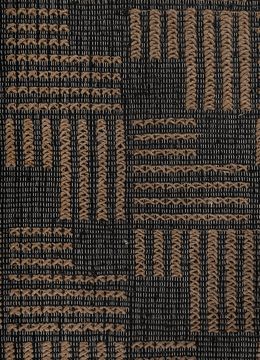 Nomadic Threads PDJT-223, Ebony/Indian Brown by Jaipur Rugs - view 6