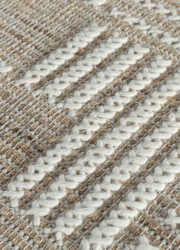 Nomadic Threads PDJT-223, Natural/White by Jaipur Rugs - view 6