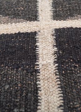 Nomadic Threads ADHM-04(CS-01), Ebony/Black Olive by Jaipur Rugs - view 5