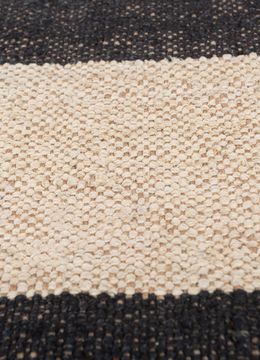 Nomadic Threads ADHM-05, White/Ebony by Jaipur Rugs - view 5