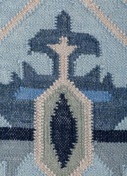 Bedouin ADWL-23008, Milky Blue/Dark Denim by Jaipur Rugs - view 5