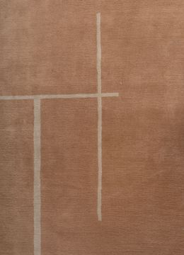 Sthir AIWL-3014, Apricot/Twilight Blue by Jaipur Rugs - view 5