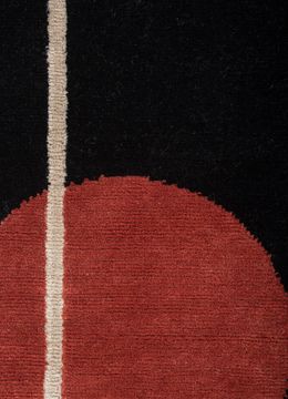 Sthir AIWL-3010, Ebony/Cinnabar by Jaipur Rugs - view 6