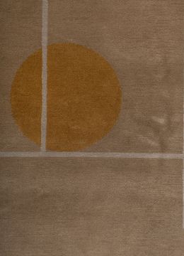 Sthir AIWL-3010, Medium Brown/Light Peach by Jaipur Rugs - view 6