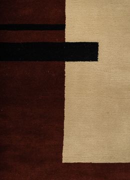 Sthir AIWL-3011, Dark Truffle/Raffia by Jaipur Rugs - view 5