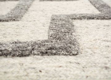 Thyme AKWL-1404, Natural White/Dark Frost Gray by Jaipur Rugs - view 5