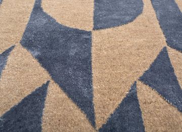 Aakar ESKN-336, Rawhide/Ensign Blue by Jaipur Rugs - view 5