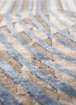 Aakar ESKN-339, Natural Soot/Ensign Blue by Jaipur Rugs - view 5