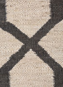 Nomadic Threads PDJT-104, Cloud White/Black Olive by Jaipur Rugs - view 5