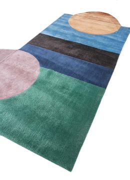 Come Around TNQ-1105, Bermuda Blue/Antique Green by Jaipur Rugs - view 4