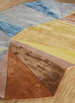 Come Around TNQ-1126, Silver Gray/Golden Apricot by Jaipur Rugs - view 5