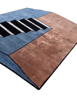 Archetype TRA-14478, Burnt Red/Ocean Blue by Jaipur Rugs - view 4