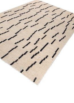 Nomadic Threads ADHM-06, White/Ebony by Jaipur Rugs - view 4