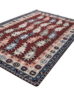 Bedouin ADWL-13241, Deep Ruby/Antique White by Jaipur Rugs - view 4