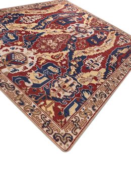 Bedouin ADWL-23003, Medieval Blue/Velvet Red by Jaipur Rugs - view 4