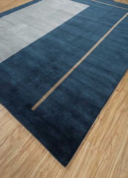 Sthir AIWL-3012, Atlantic Deep/Flint Gray by Jaipur Rugs - view 2