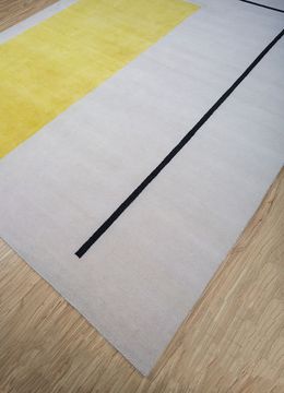 Sthir AIWL-3012, White/Golden Daffodil by Jaipur Rugs - view 4