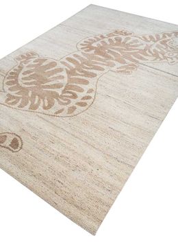 Thyme AKWL-1326, Undyed White/Natural Camel by Jaipur Rugs - view 4