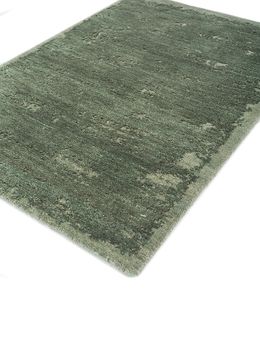 Urban Pause AKWS-325, Dark Moss Green/Granite Green by Jaipur Rugs - view 4
