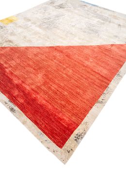 Aakar ELA-371(3D), White/Chinese Hibiscus by Jaipur Rugs - view 4
