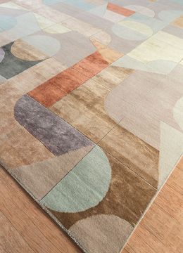 Chaos Theory ESK-306, Rose Smoke/Soft Mint by Jaipur Rugs - view 4