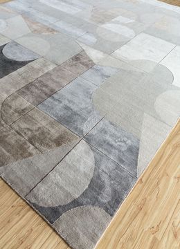 Chaos Theory ESK-306, Classic Gray/Black Berry by Jaipur Rugs - view 4