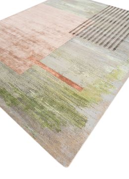 Aakar ESK-369(3D), Classic Gray/Lime Twist by Jaipur Rugs - view 4