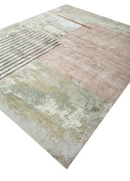 Aakar ESK-369(3D), Granite Green/Seamist by Jaipur Rugs - view 5