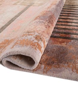 Aakar ESK-369(3D)0008, Mauve/Brandied Melon by Jaipur Rugs - view 4