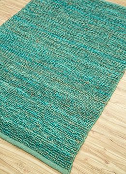 Nomadic Threads GI-07, Aruba Blue/Aruba Blue by Jaipur Rugs - view 4
