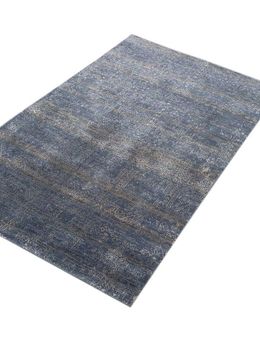 Bespoke Sile HWV-13014, Indigo Blue/Milky Blue by Jaipur Rugs - view 3