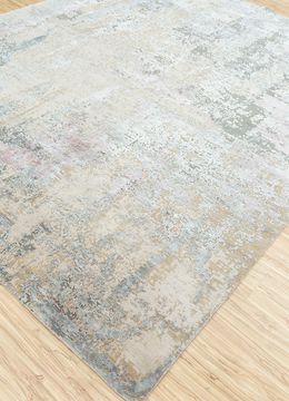 Uvenuti LRB-1542, Antique White/Ice Blue by Jaipur Rugs - view 4