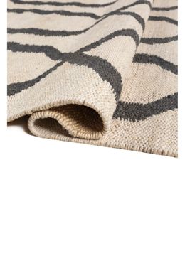 Nomadic Threads PDJT-104, Cloud White/Black Olive by Jaipur Rugs - view 4