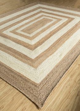 Nomadic Threads PDJT-267, Natural/Cloud White by Jaipur Rugs - view 4