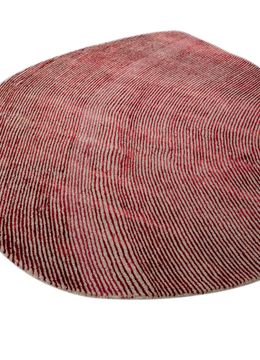 Come Around TNQ-1203, Silver/Red Lacquer by Jaipur Rugs - view 3