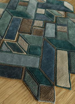 Archetype TOP-9510, Aruba Blue/Cloud White by Jaipur Rugs - view 3