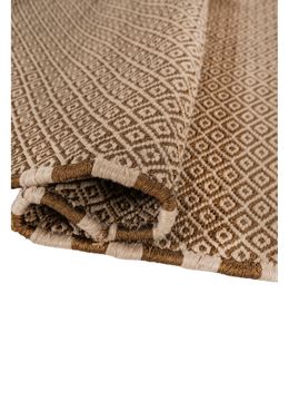 Nomadic Threads ADAZ-01, Wood Brown/Light Peach by Jaipur Rugs - view 3