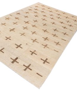 Nomadic Threads ADHM-07, White/Tan by Jaipur Rugs - view 3