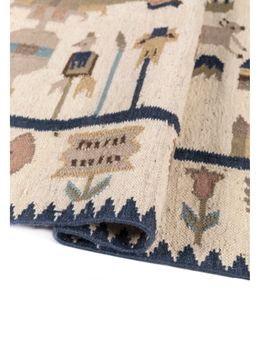 Bedouin ADWL-23013, Snow White/Indigo Blue by Jaipur Rugs - view 3