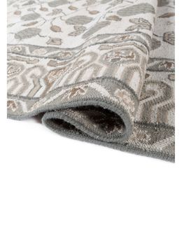 Bedouin ADWP-23001, Undyed White/Sky Blue by Jaipur Rugs - view 3