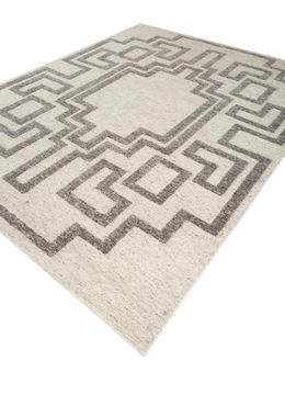 Thyme AKWL-1404, Natural White/Dark Frost Gray by Jaipur Rugs - view 3