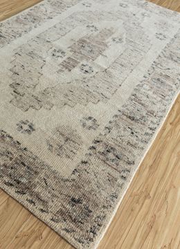 Thyme AKWL-1045, Undyed White/Natural Cream by Jaipur Rugs - view 3