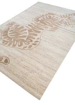 Thyme AKWL-1326, Undyed White/Natural Camel by Jaipur Rugs - view 3